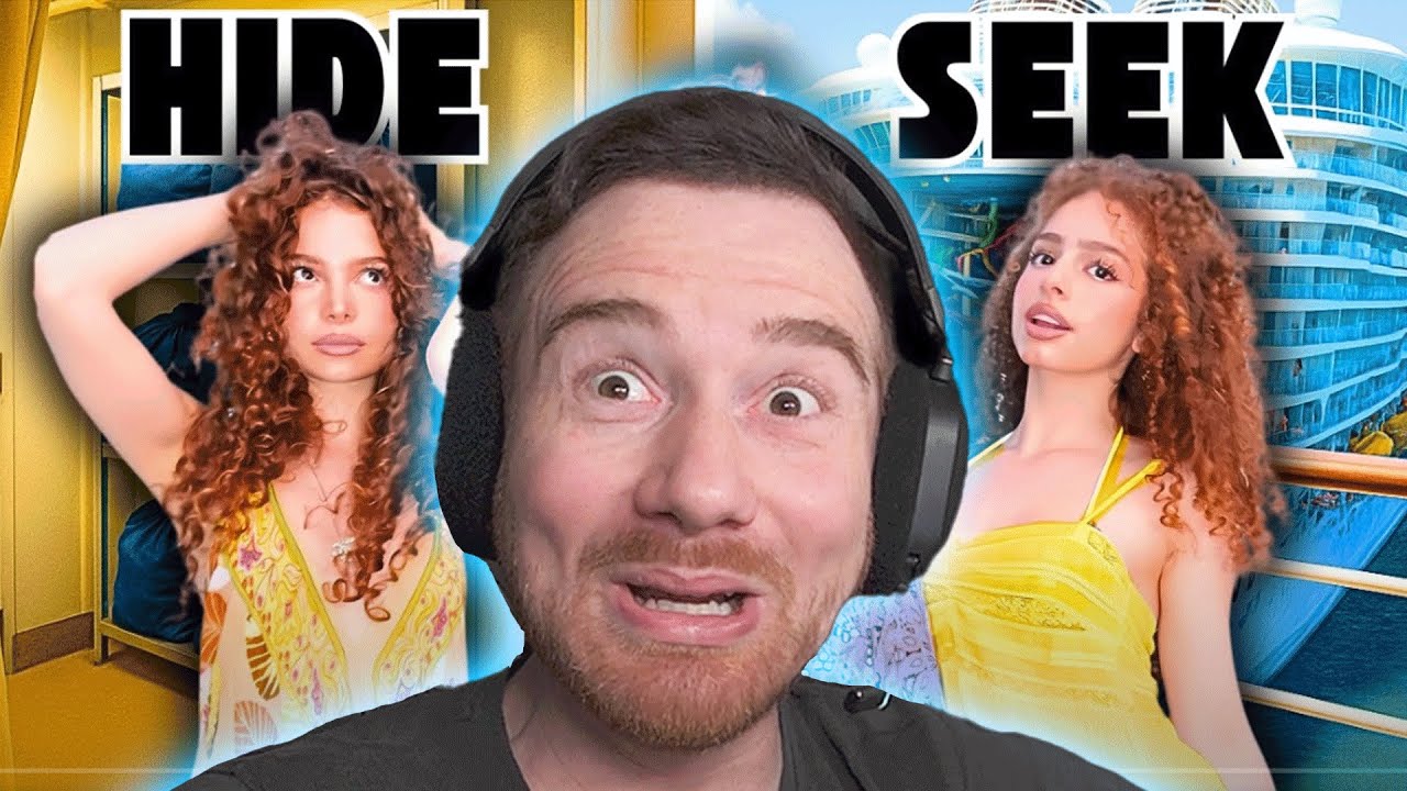 KALOGERAS SISTERS | HIDE AND SEEK ON THE WORLD'S LARGEST CRUISE SHIP | UDYZYZ REACTION