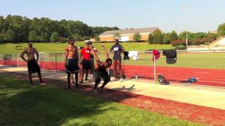 Big Jumps At Practice