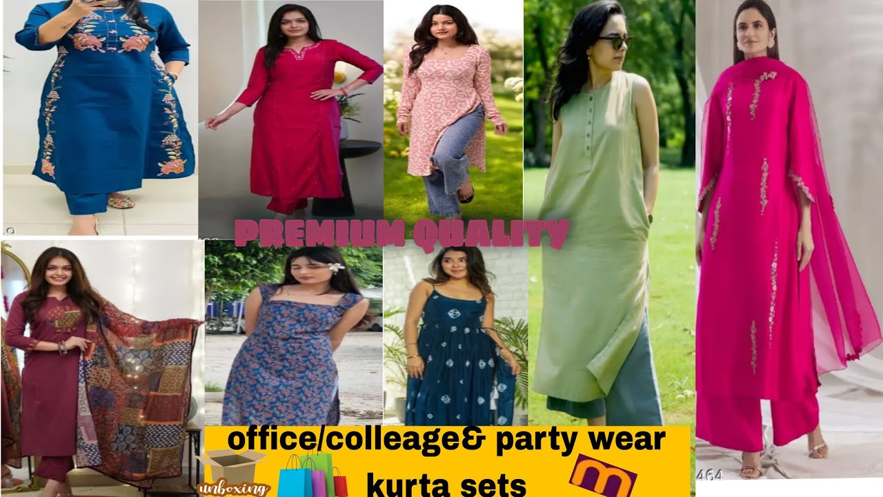 *meesho New collection,summer wear pure cotton kurta sets*high quality 👌.. don't miss it 