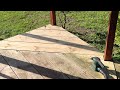 Avanti con la manutenzione del legno al gazebo!