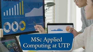 MSc Applied Computing at UTP