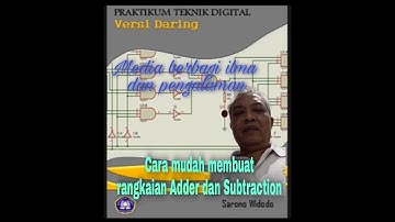 Sangat mudah..!! membuat rangkaian Adder-Subtractor menggunakan Proteus