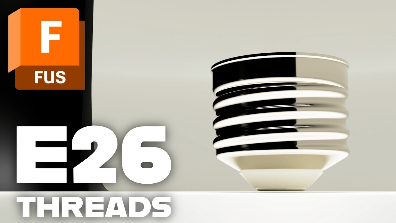 E26 Thread Dimensions How to Model E26 Light Bulb Threads in Fusion Using IEC Dimensions ...