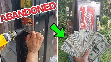 Abandoned Vending Machine Was Full Of Money - You Won’t Believe What We Found!