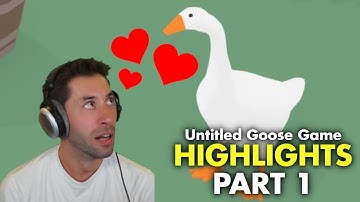 THIS GAME IS HILARIOUS - Untitled Goose Game Stream HIGHLIGHTS - Part 1, with Voice Actor Joe Zieja
