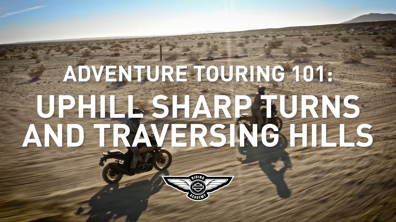 Uphill Sharp Turns & Hills — Adventure Motorcycle Training Course