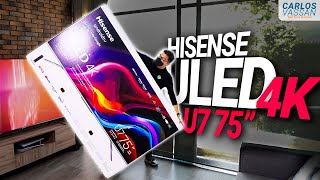 Volví a comprar una PANTALLA GIGANTESCA  | Hisense ULED U7 75'