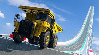 Big Ramp Car Jumps in BeamNG.drive – Extreme Stunts & Realistic Crashes screenshot 5