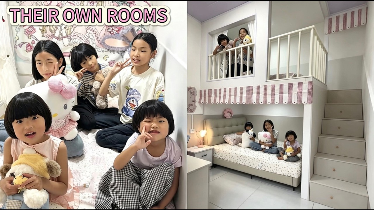 Five Sisters Finally Have Bedrooms of Their Own