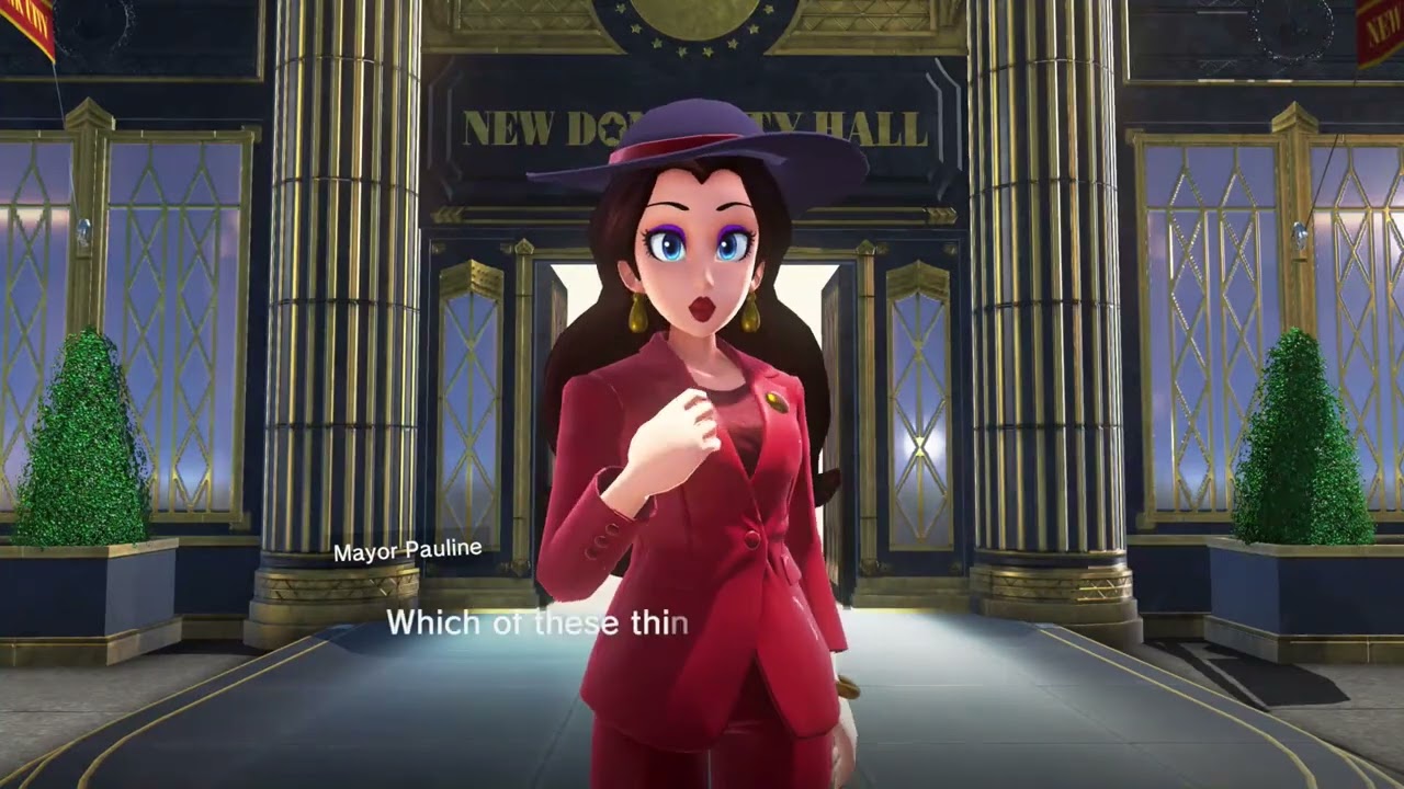 Super Mario Odyssey - Pauline - Captured By Ape.