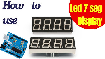 4 digit 7 segment display with Arduino