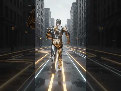 Superhero wakes in deserted city #viral #trending