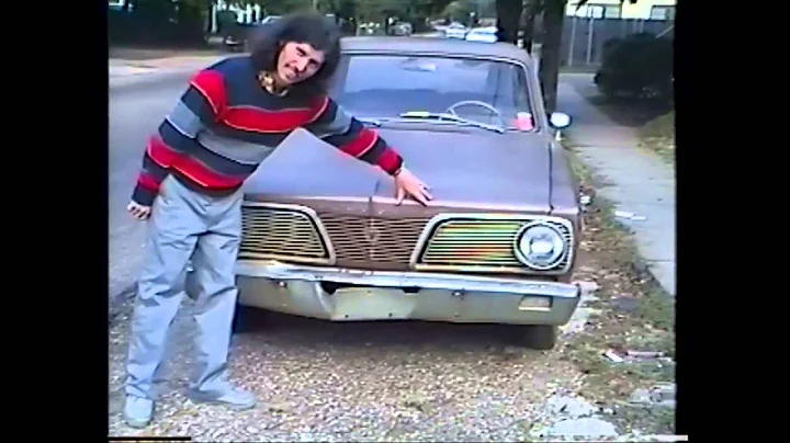 Jimmie Dale Stricklen and his Plymouth Valiant - N...