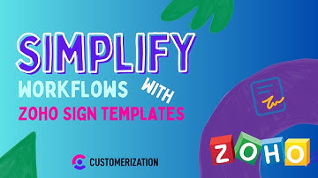 Streamlining Signatures: Simplify Workflows with Zoho Sign Templates