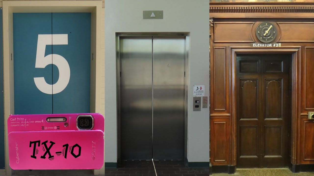 Винтажная цифровая камера: путешествие к новым лифтам в отеле «Роанок». Камера Sony Cybershot DSC...