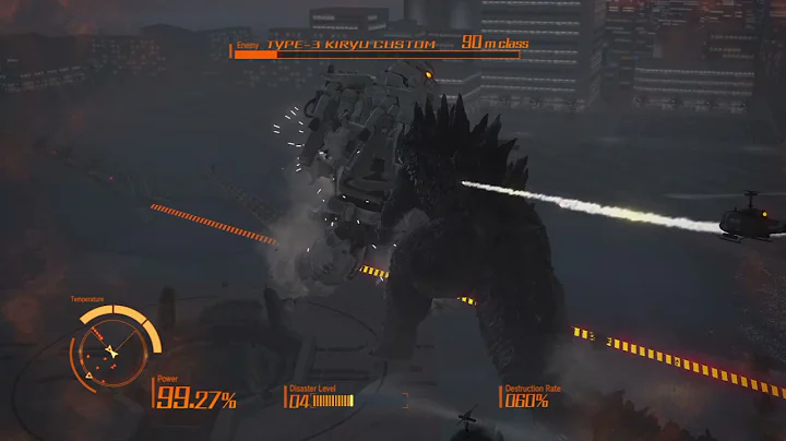GODZILLA PS4: Godzilla 2014 vs Type-3 Kiryu and Gotengo