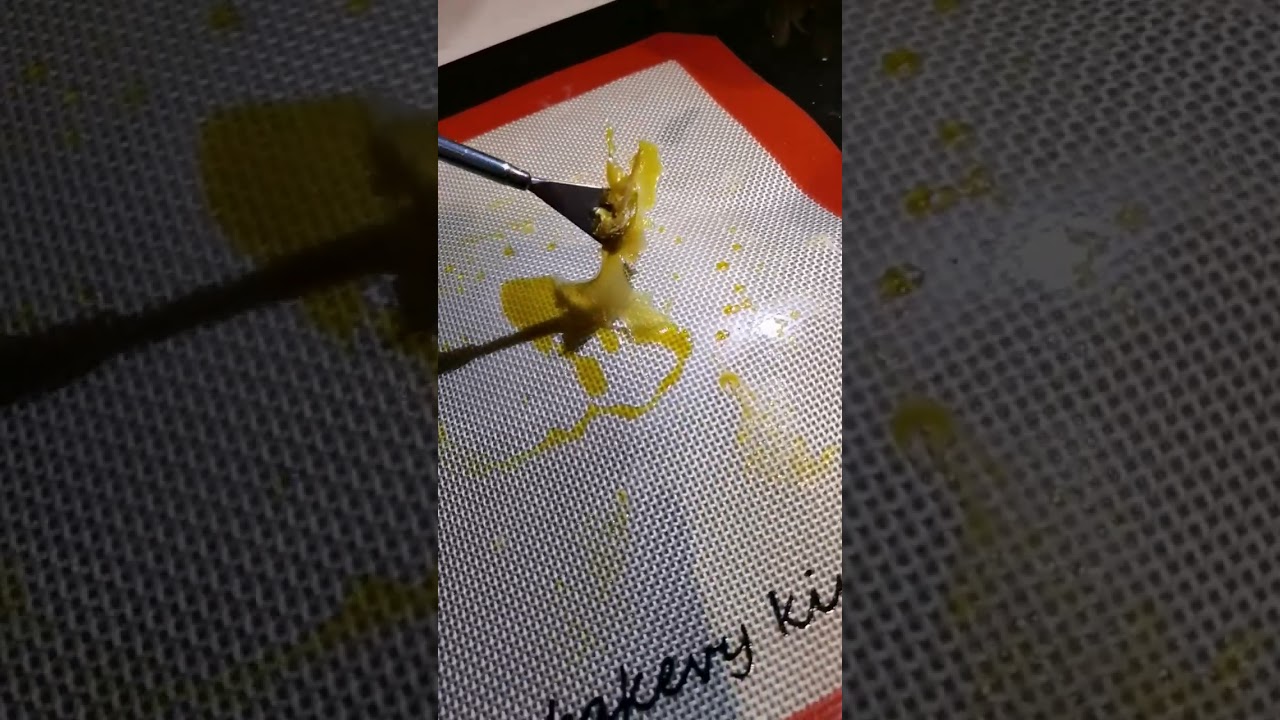 LIVE ROSIN Scraping from BHO EXTRACTED