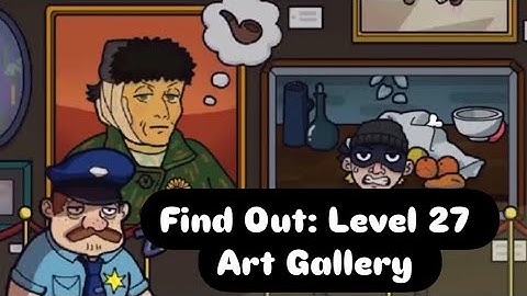 Find out - hidden object game/ Chapter 2/ level-27/ Art gallery