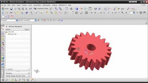 NX: Motion Simulation | Define color to Link