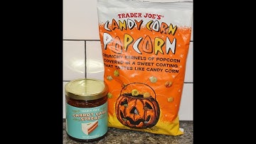 Trader Joe’s: Carrot Cake Spread and Candy Corn Popcorn Review