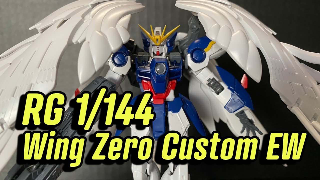 RG 1/144 Wing Zero Custom EW Review - YouTube
