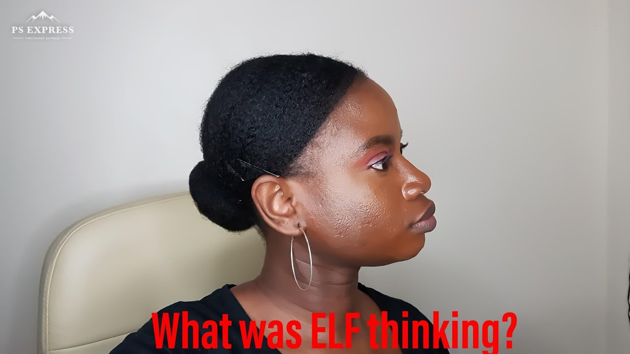 Elf Flawless Finish Foundation Espresso Review dark skin makeup YouTube