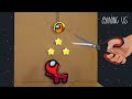 How to make AMONG US game using Cardboard | Inspired by Cut the rope game