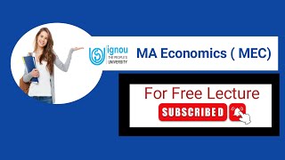 MA Economics Ignou Classes | College Mate Academy