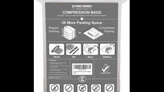 Zero Grid Travel Toiletry Bag 2 in 1 Dopp Kit & Organizer Case