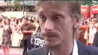 Mackenzie Crook and Keira Knightley on the red carpet