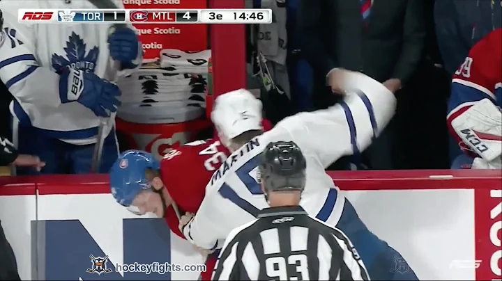 Matt Martin vs Michael McCarron Oct 6, 2016