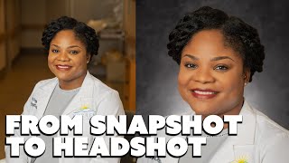 From SNAPSHOT to HEADSHOT - Editing a portrait in Photoshop!