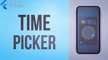 TIME PICKER • Flutter Widget of the Day #26