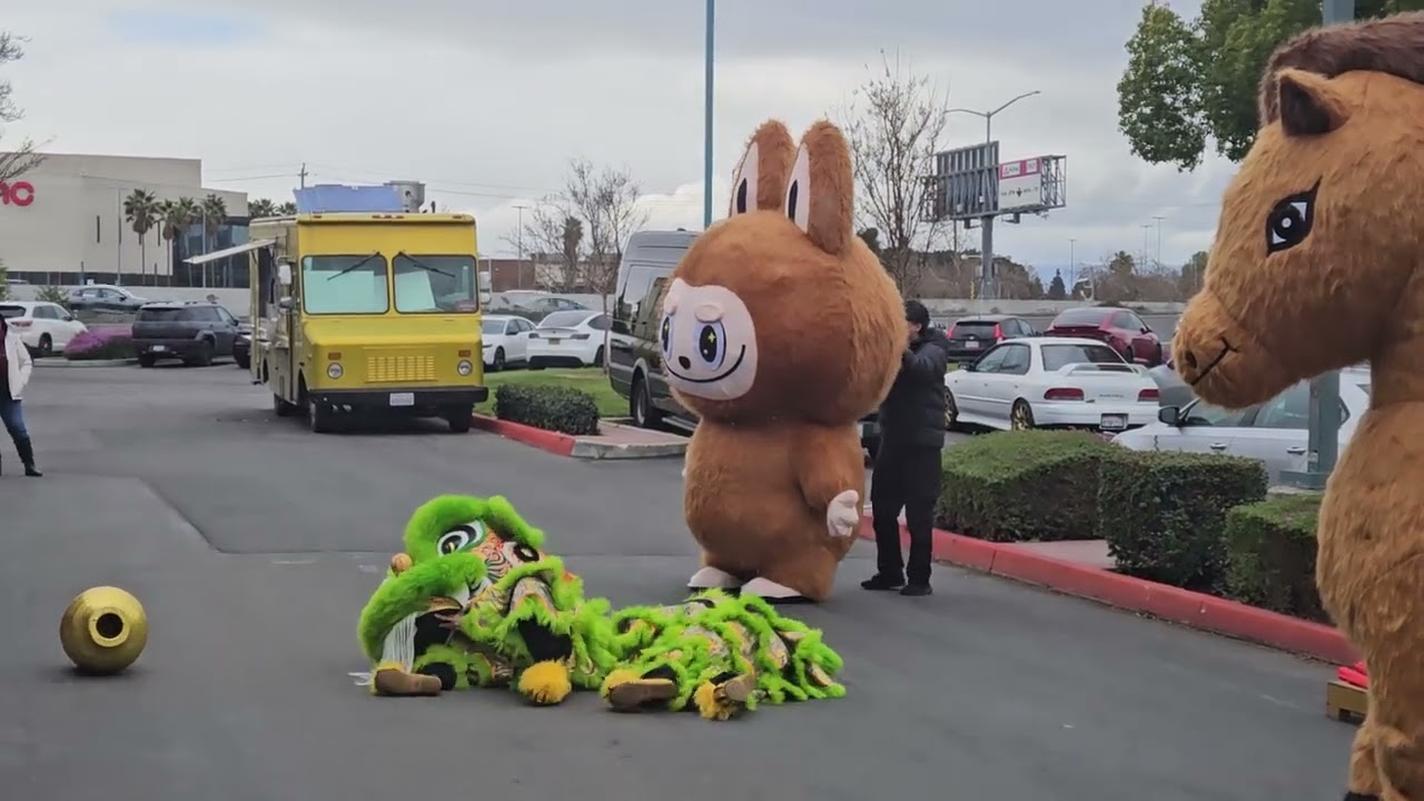 [#liondance] Chinese New Year Lion Dance at #pickleballcity, year 2026