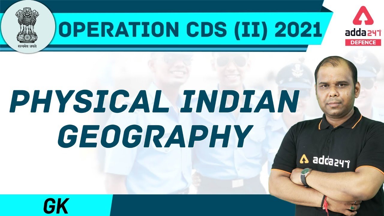 CDS 2 2021 | General Knowledge | Physical Indian Geography - YouTube