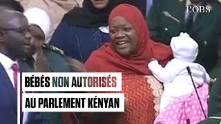 Une députée expulsée du Parlement kényan à cause de son bébé