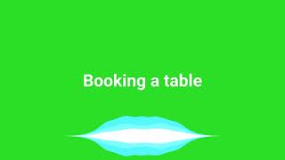 LE listening A1 Booking a table