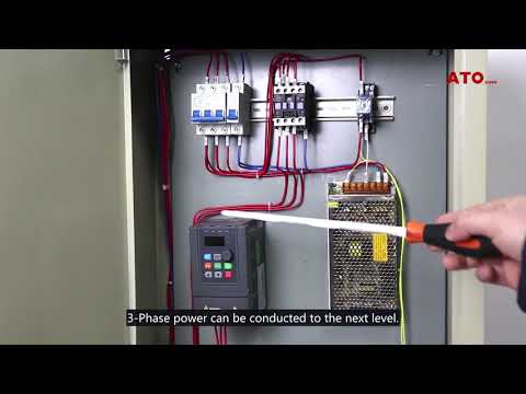 How to use AC contactor with a relay at safe voltage.