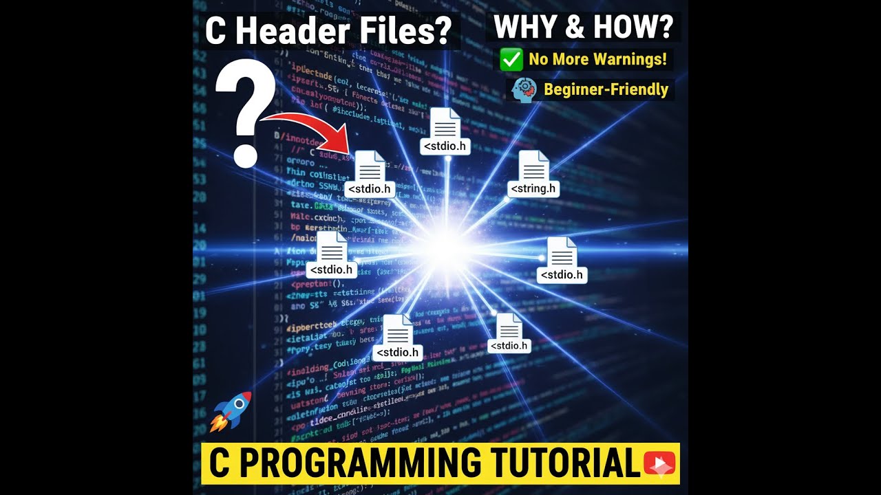 Why Header Files are a MUST in the C Programming Language - YouTube
