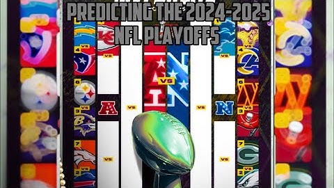 Predicting the 2024-2025 NFL Playoffs