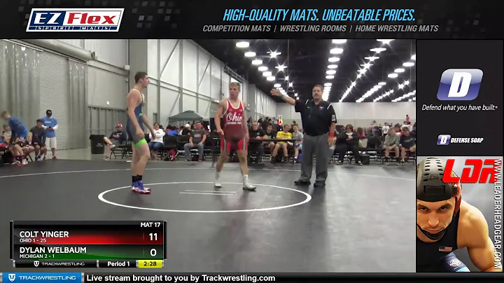 Mat 17 170 Colt Yinger Ohio 1 Vs Dylan Welbaum Michigan 2