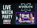 WWE EVOLVE LIVE Watch Party 🚨 Tristan Angels Contract Signing & Rune vs Diggs! 📱