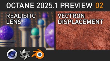 Silverwing: Octane 2025.1 Showcase 02 - Camera Simulation & Vectron Displacement (Octane Standalone)