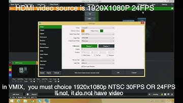 USB3.0 UVC HDMI grabber card work on VMIX