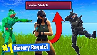 THIS TROLL Made Him *RAGE QUIT* In Fortnite Battle Royale!