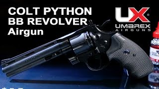 Colt Python BB Gun Replica Airgun Pistol Revolver Features : Umarex Airguns