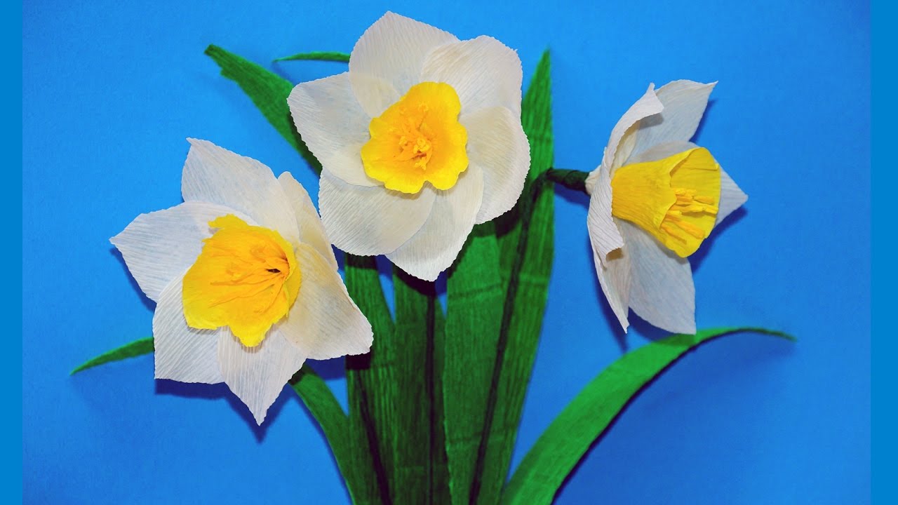 paper flowers making easy how to make narcissus tissue paper crepe paper flower making julia diy how to make a paper narcissus flower