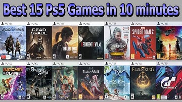 Best 15 PS5 Games in 10 minutes based on metacritic 2024  Playstation 5