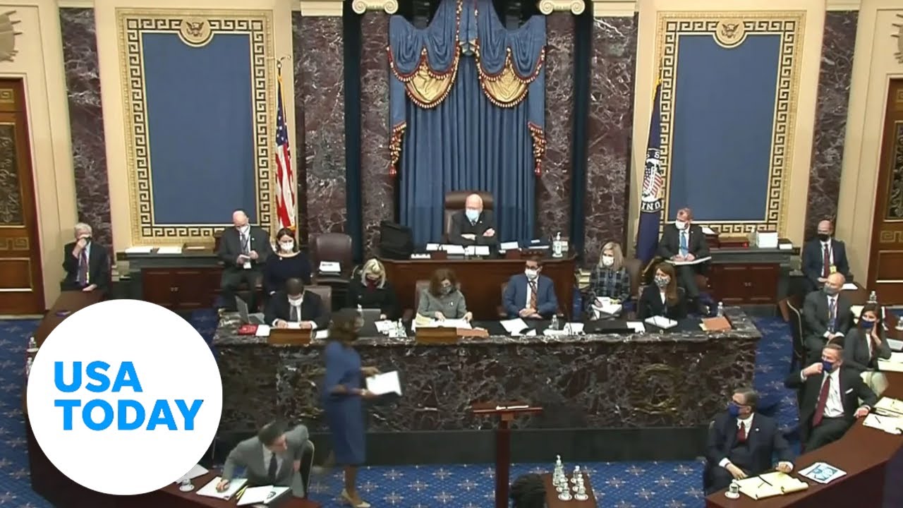 Day Two of Trump's second impeachment trial: New riot footage | USA TODAY