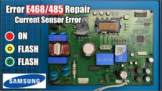 Famous Samsung AC Error 468/485 Solution | Current Sensor Fault Repair in Outdoor PCB Profile